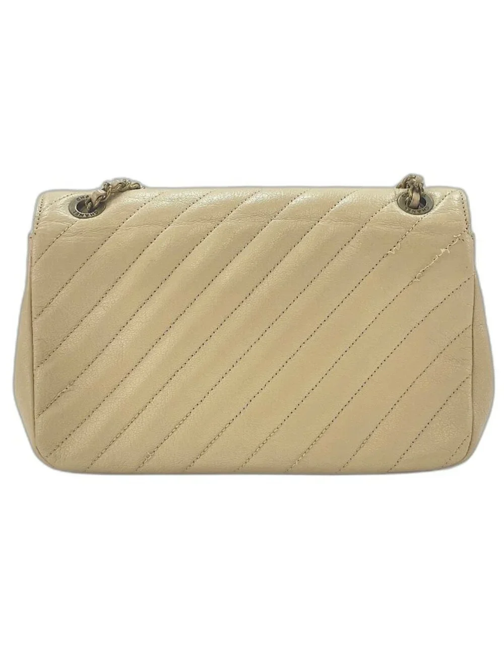 Chanel Shoulder Bag Diagonal Quilted